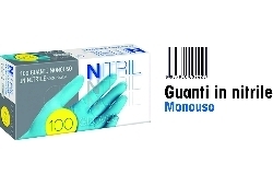 Guanti in nitrile. Confezione da 100 Pz.