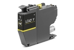 Brother LC421XL Giallo Cartuccia Compatibile per DCP-J1050DW,J1140DW,MFC-J1010D