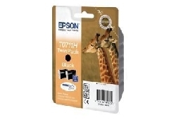 Epson T0711H TwinPack Nero (C13T07114H10) Originale