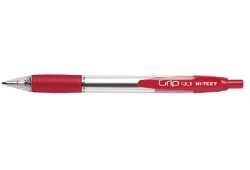 Penna a scatto colore rosso punta 1mm