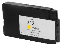 Hp 712 Giallo Cartuccia Compatibile per T230,250,630,650