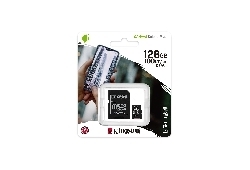 Micro SD 128Gb Kingston con adattatore SD CL10