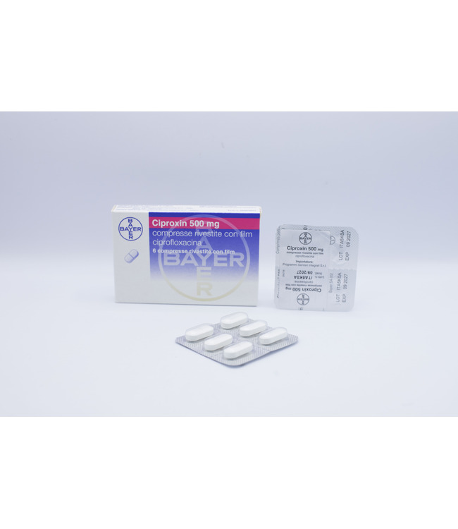 CIPROXIN%6CPR RIV 500MG