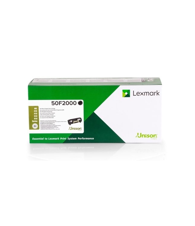 Toner Lexmark 502 Originale 1500 pagine 50F2000