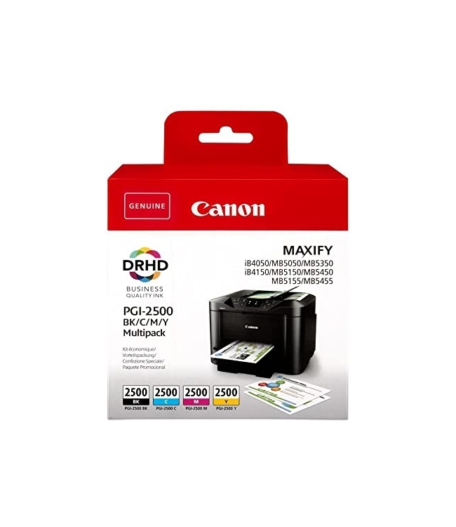 Canon PGI2500 XL Nero Ciano Magenta e Giallo multipack originale 9254B004