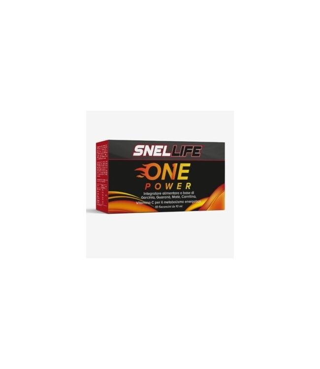 Snellife One Power 10 Flaconcini da 10ml.  Brucia grassi, saziante/energizzante.