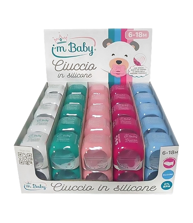 Ciuccio in silicone 6-18m