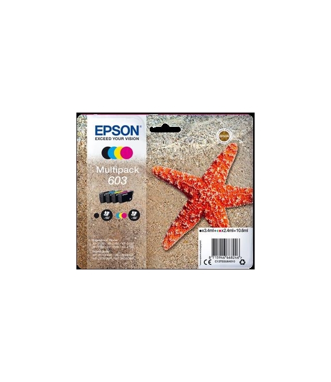 Epson Multipack 4-colours T603 Ink C13T03U64010