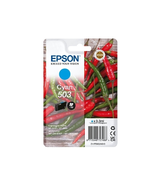 Epson T503 Ciano C13T09Q24010 Cartuccia Originale