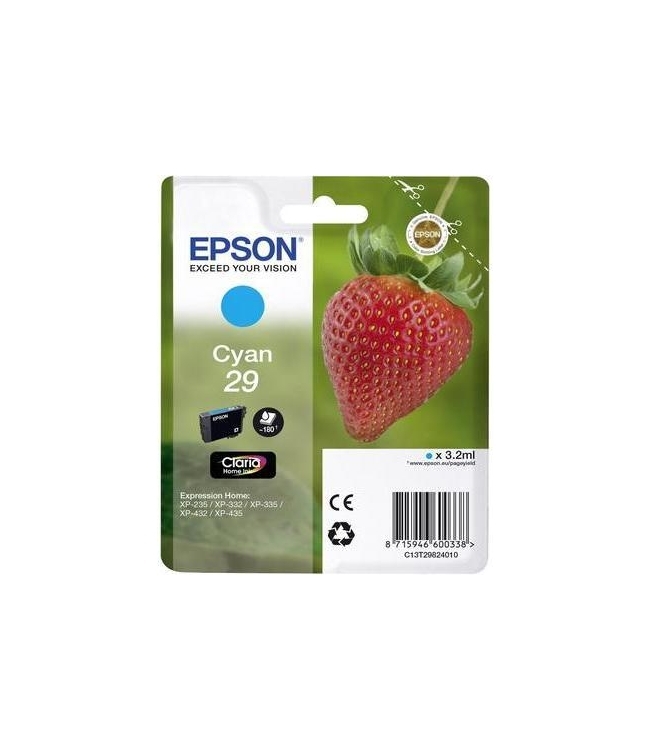 Epson T2982 Ciano C13T29824010 Originale