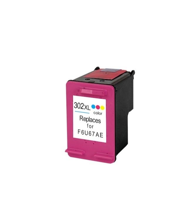 HP 302XL F6U67AE Colori Compatibile per DeskJet 1110, 2130 e 3630, HP OfficeJet 