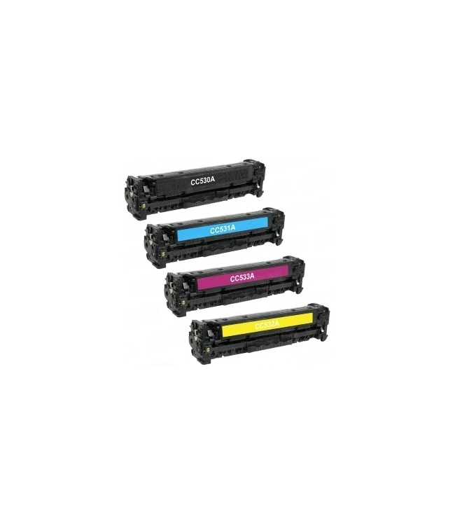 Hp CC532A/CE412A/CF382A Giallo Toner Compatibile per MFP M180n, M181fw, M154a