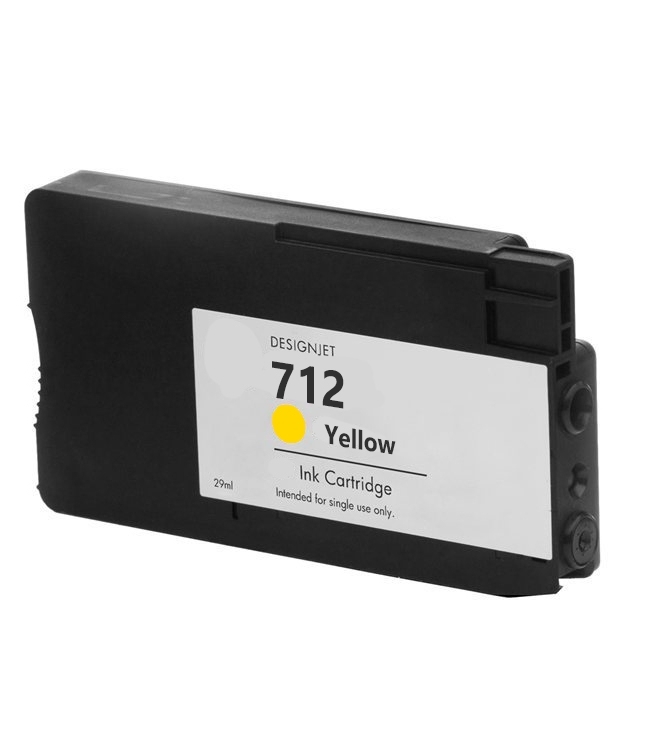 Hp 712 Giallo Cartuccia Compatibile per T230,250,630,650